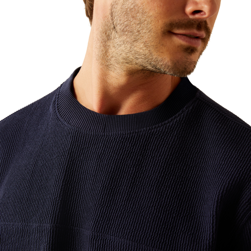 Ariat Men's Hexham Sweatshirt - Navy-2