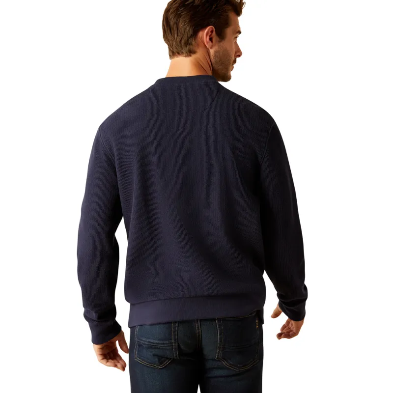 Ariat Men's Hexham Sweatshirt - Navy-1