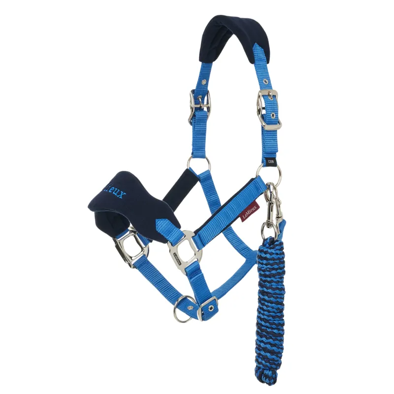 LeMieux Vogue Headcollar and Leadrope - Benetton Blue
