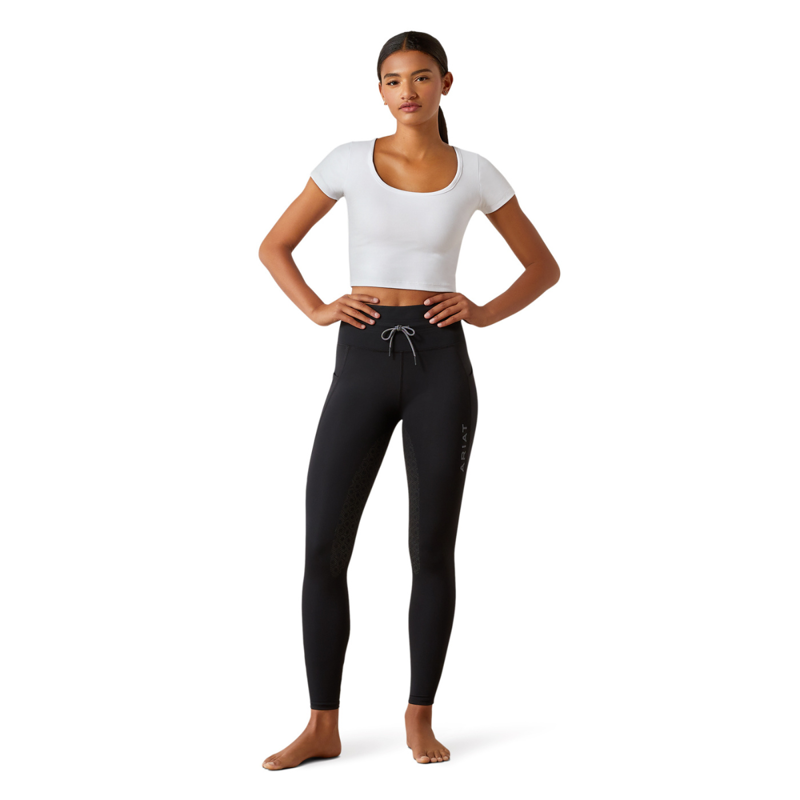Ariat Women's Eos Elevate Half Grip Tight - Black-5