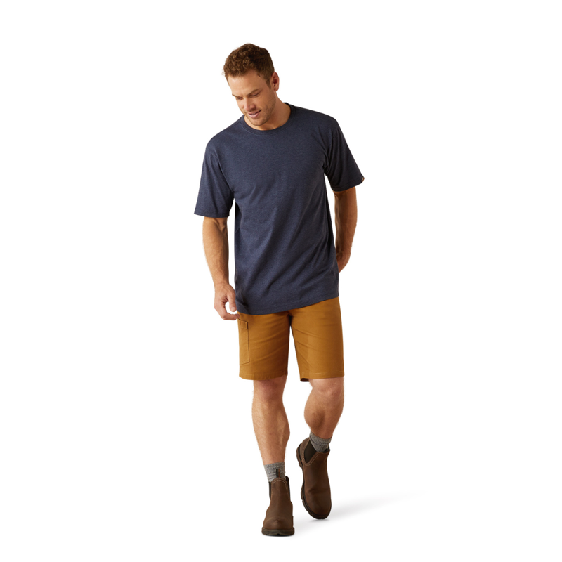 Ariat Men's Rebar Cotton Strong Standard T-Shirt - Navy Heather-3