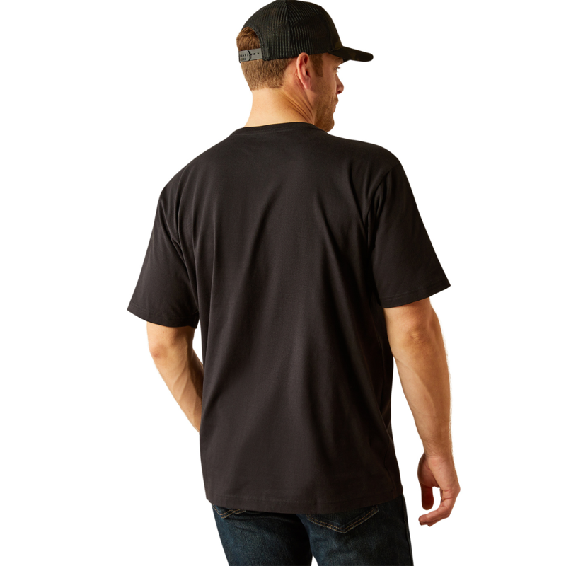 Ariat Men's Rebar Cotton Strong Standard T-Shirt - Black-1