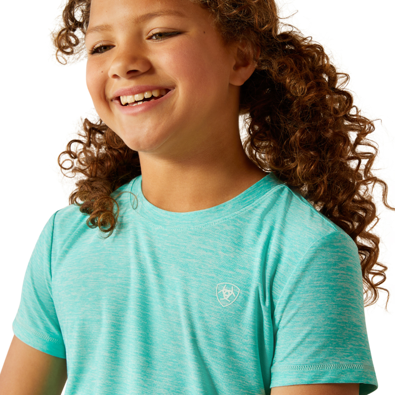 Ariat Youth Laguna T-Shirt - Blue Turquoise-2