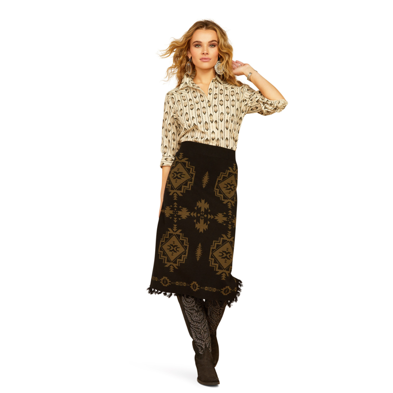 Ariat Billie Jean Western Shirt - Harlowton Print-6