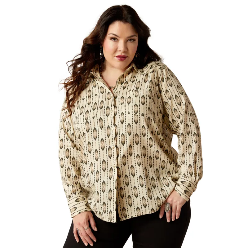 Ariat Billie Jean Western Shirt - Harlowton Print