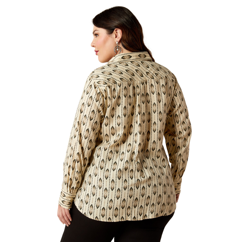 Ariat Billie Jean Western Shirt - Harlowton Print-2