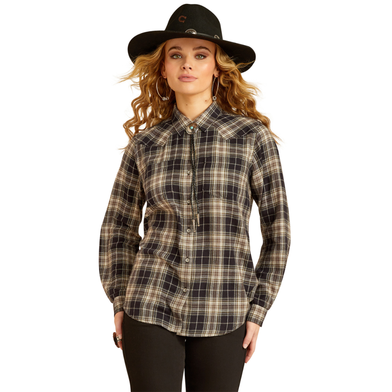 Ariat Billie Jean Western Shirt - Cheyenne Plaid-1