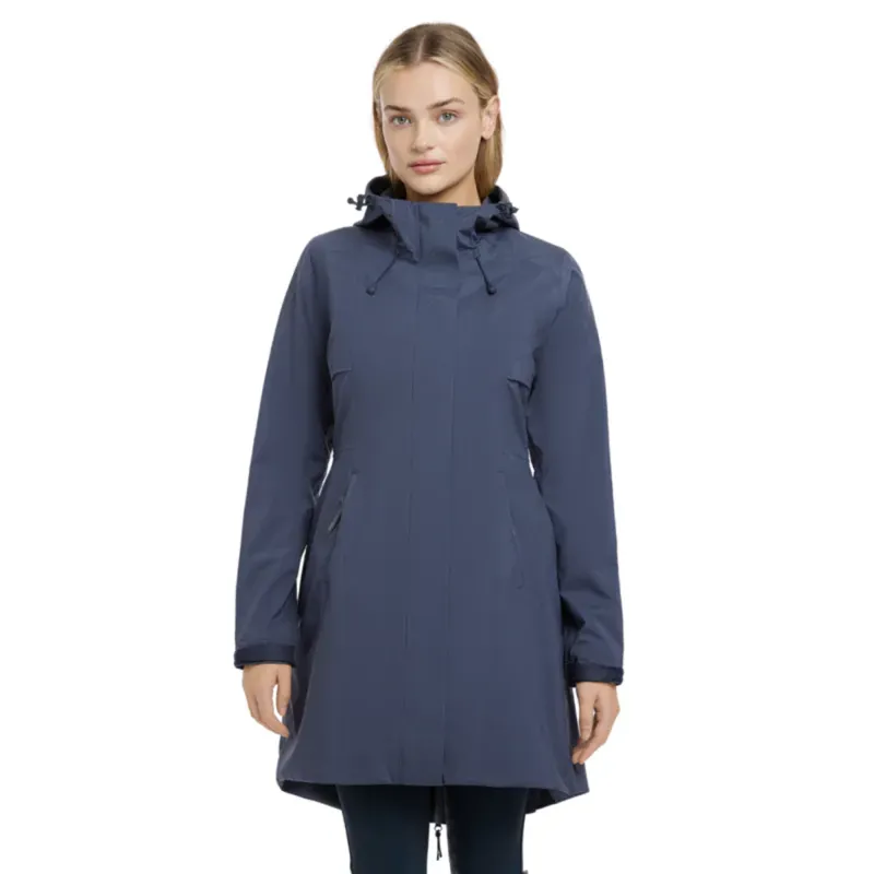 LeMieux Ladies Grace Long Rain Jacket - Dusk Blue