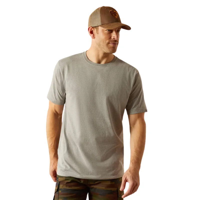 Ariat Men's Rebar Cotton Strong Standard T-Shirt - Grey Heather