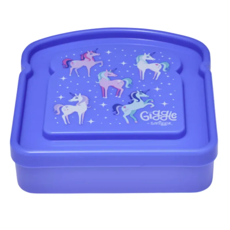 Giggle By Smiggle Sandwich Container - Purple-1