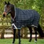 Horseware Rhino Wug Turnout Rug 0g - Black/Grey White Check Grey