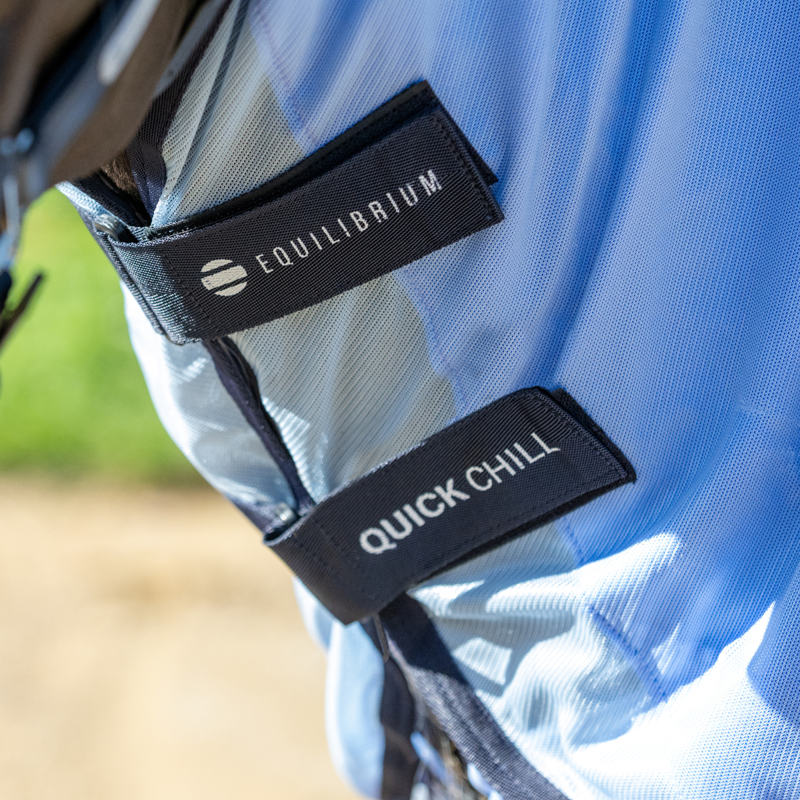 Equilibrium Quick Chill Cool Rug with Detachable Neck - Light Blue-9