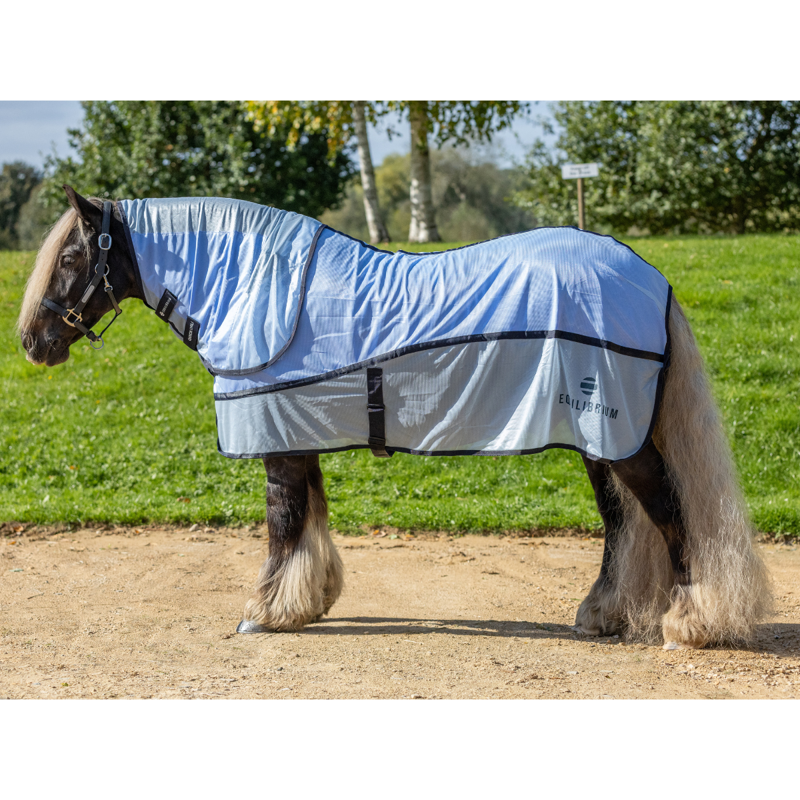 Equilibrium Quick Chill Cool Rug with Detachable Neck - Light Blue-2