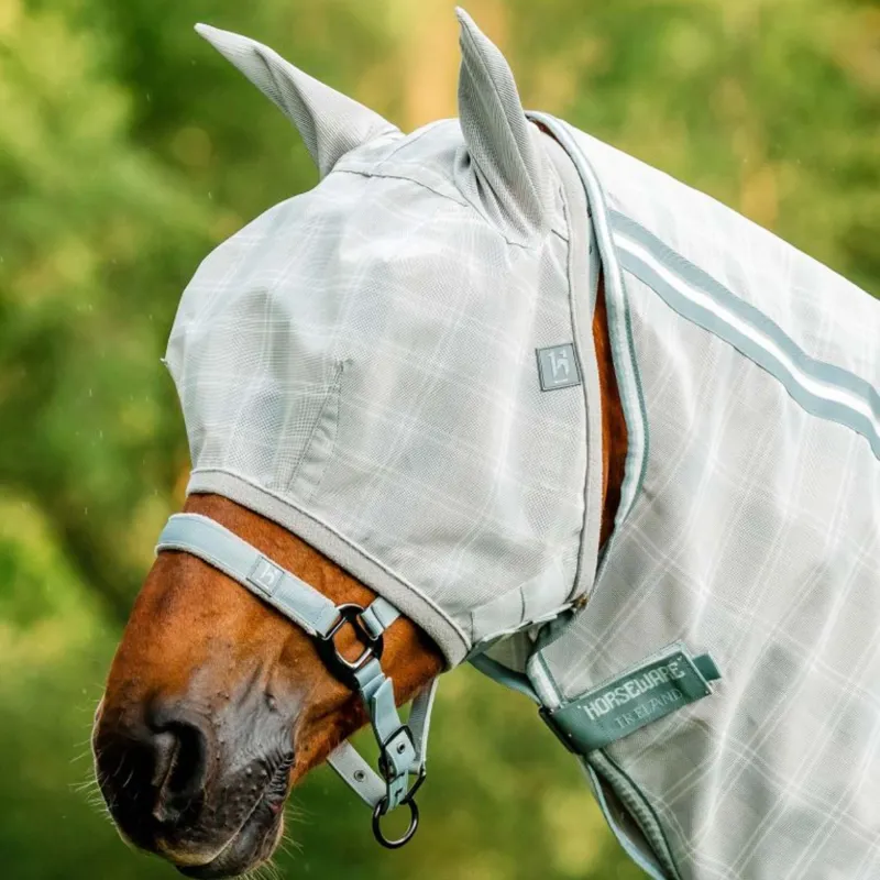 Horseware Newmarket Fly Mask - Witney Charcoal