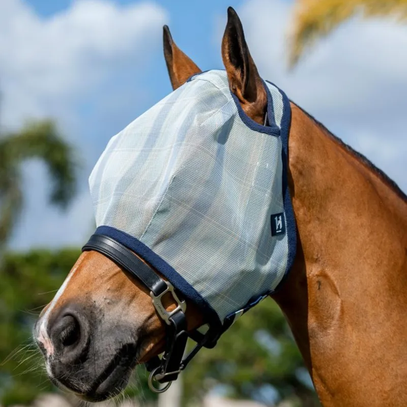 Horseware Newmarket Fly Mask No Ears - Witney Navy