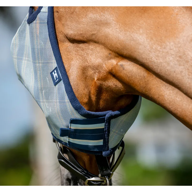 Horseware Newmarket Fly Mask No Ears - Witney Navy-1