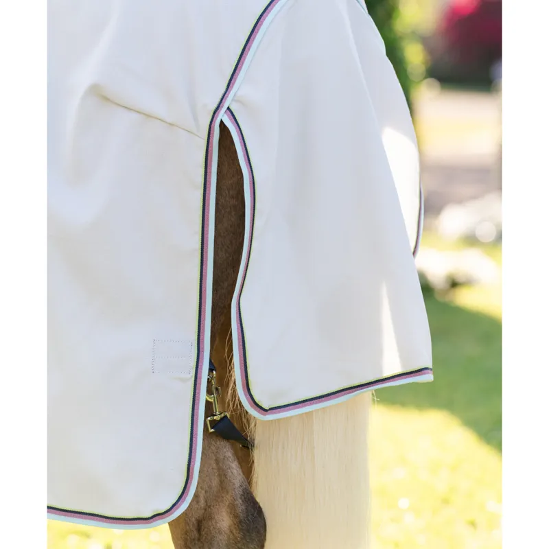 Horseware Amigo Ripstop Pony Hoody - Silver/Lime Navy Pink Blue-4