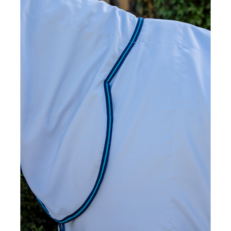 Horseware Amigo Ripstop Hoody - Azure Blue/Navy Electric Blue-1