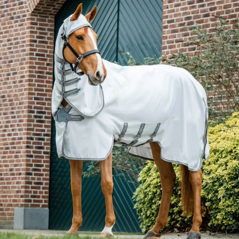 Horseware Amigo Ripstop Hoody - Silver/Titanium Grey/Silver