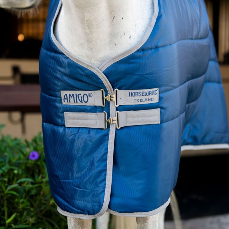 Horseware Amigo Ripstop 350g Insulator Stable - Navy/Titanium Grey-1