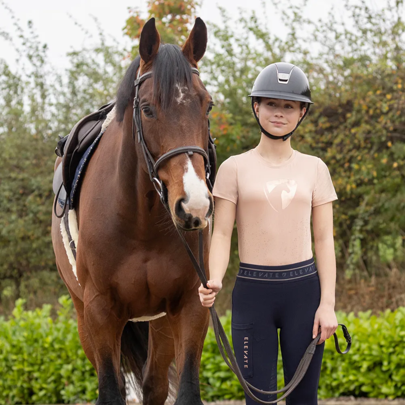 Hy Equestrian Elevate Allure Mizs T-Shirt - Maple Sugar-4