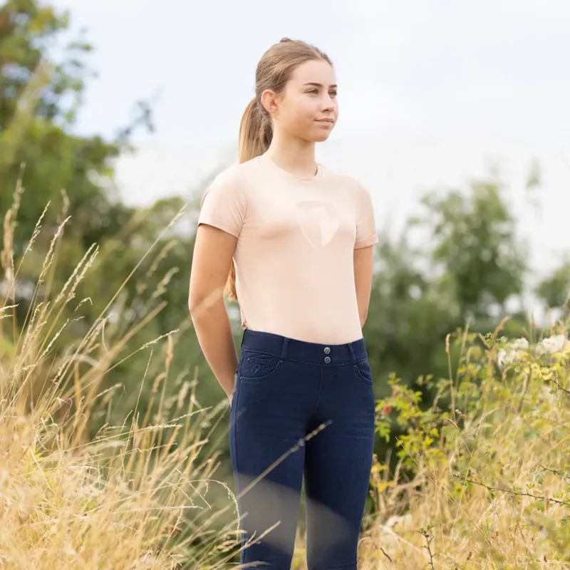 Hy Equestrian Elevate Allure Mizs T-Shirt - Maple Sugar-3