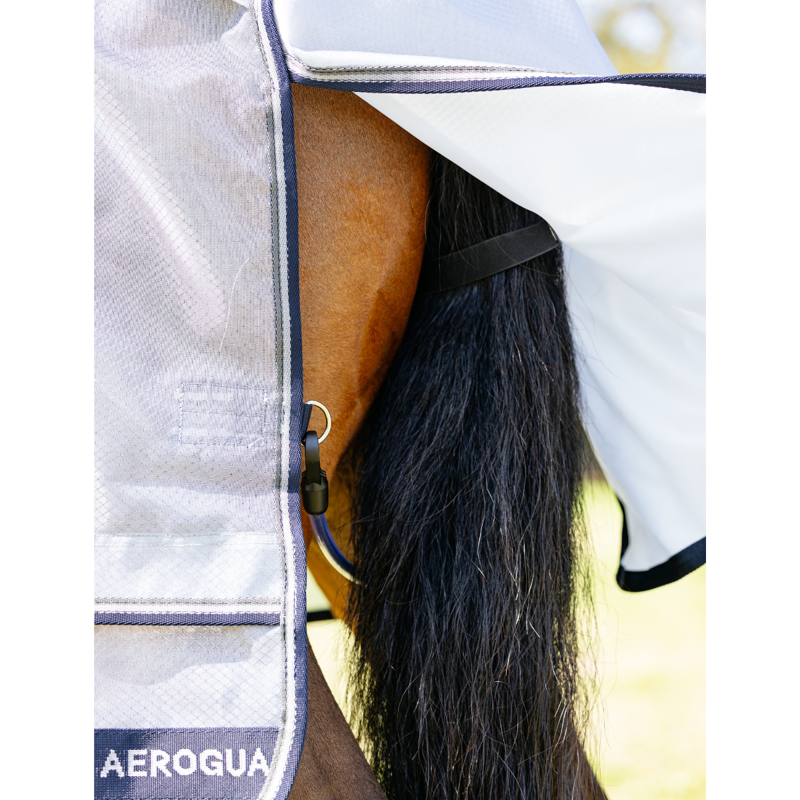 LeMieux Kudos AeroGuard Fly Rug - Silver-5