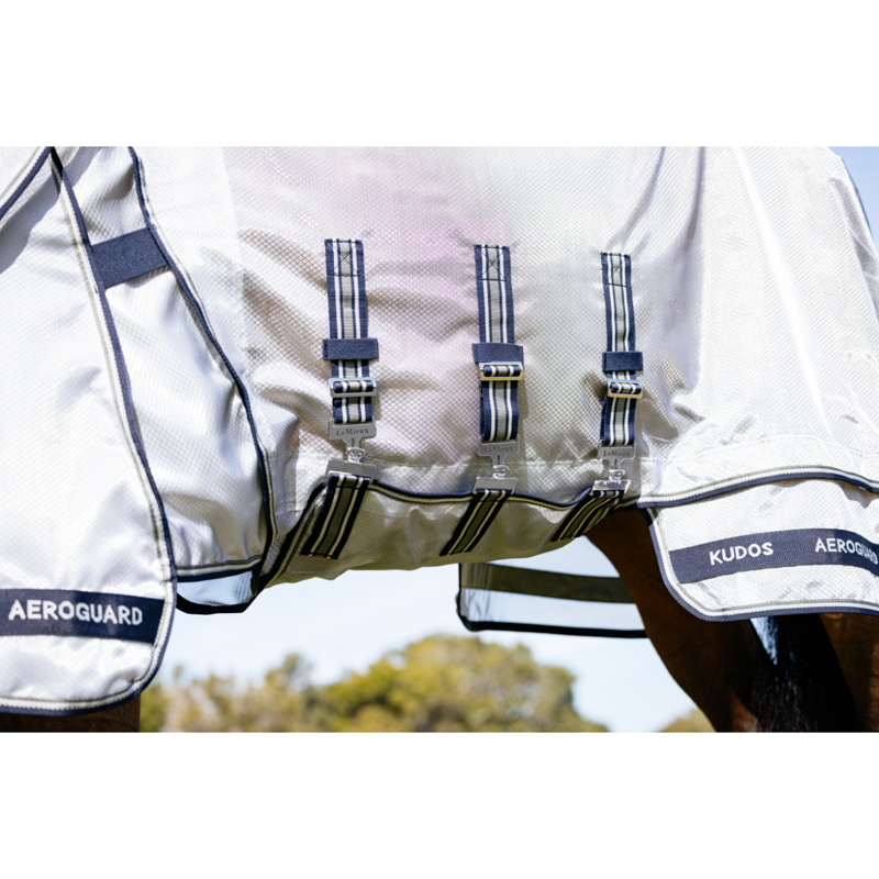 LeMieux Kudos AeroGuard Fly Rug - Silver-1