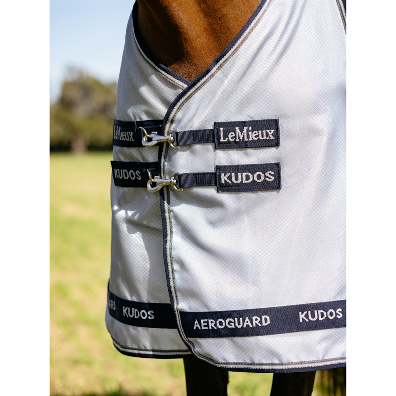 LeMieux Kudos AeroGuard Fly Rug - Silver-7