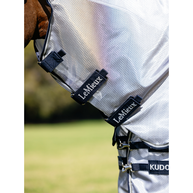 LeMieux Kudos AeroGuard Fly Rug - Silver-6