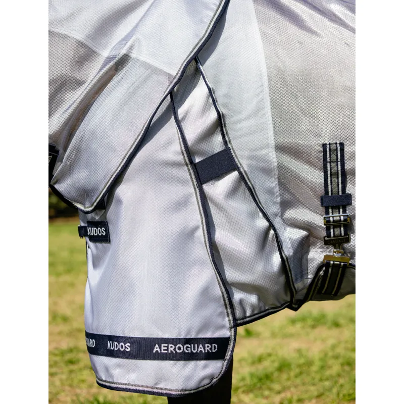 LeMieux Kudos AeroGuard Fly Rug - Silver-2