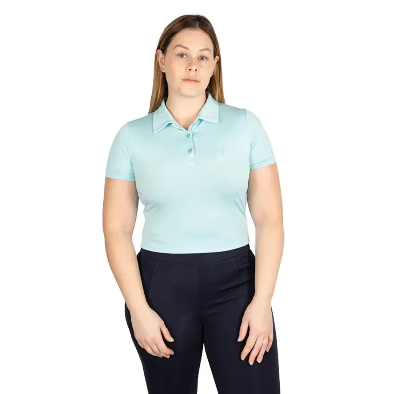 Hy Equestrian Elevate Essential Polo Shirt -  Ice Blue