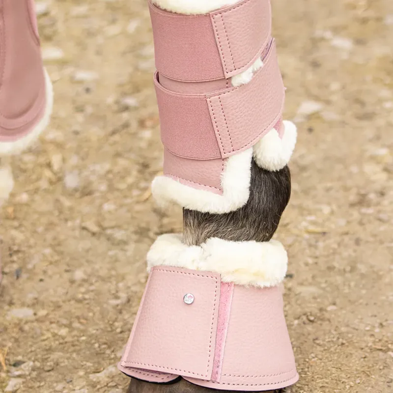 Little Rider Serena Overreach Boots - Pink-2