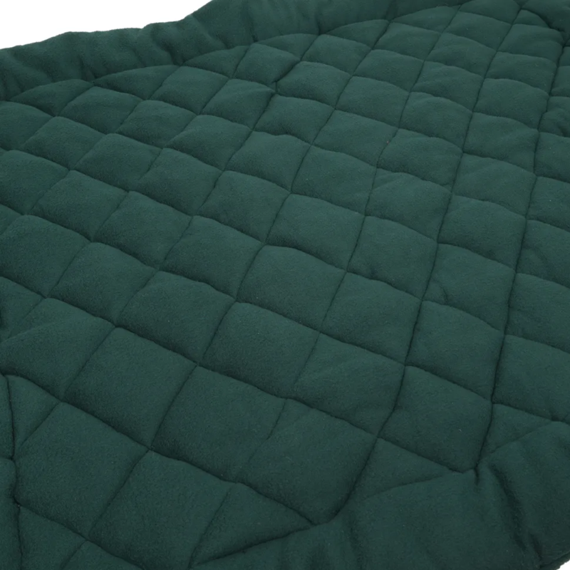Benji and Flo Essential Fleece Dog Bed - Green-1