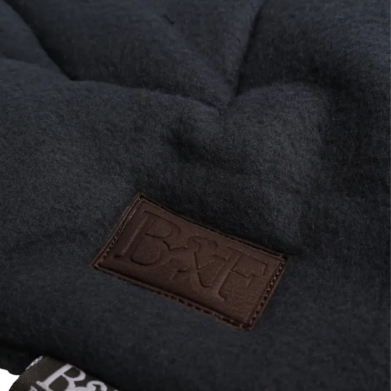 Benji and Flo Essential Fleece Dog Bed - Navy-1