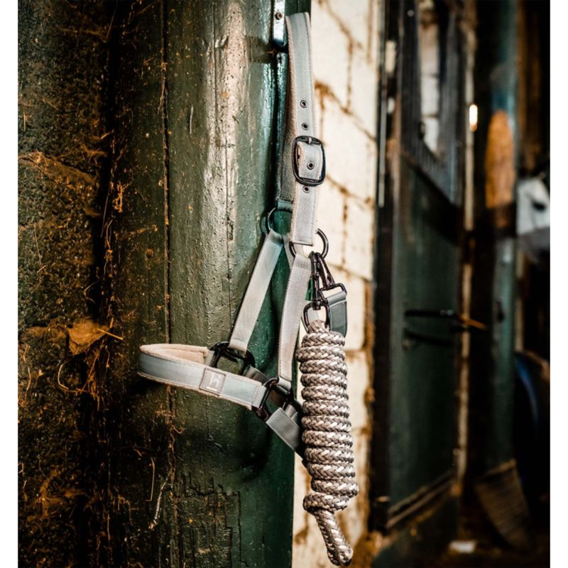 Horseware Newmarket Headcollar and Leadrope - Witney Charcoal-4