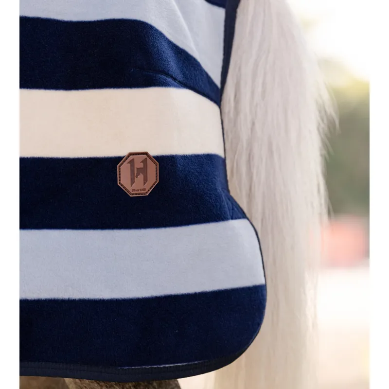 Horseware Newmarket Pony Fleece Cooler - Witney Navy-3