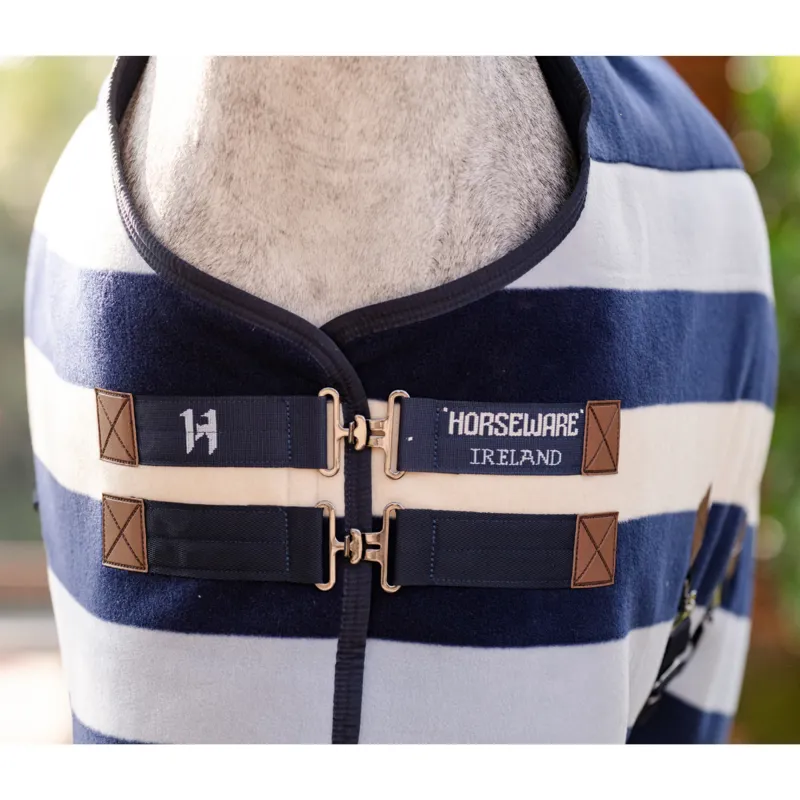 Horseware Newmarket Pony Fleece Cooler - Witney Navy-1