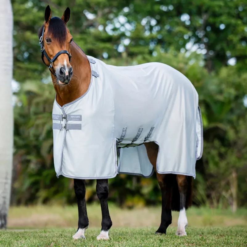 Horseware Amigo Bug Buster Fly Sheet - Silver/Titanium Grey Silver