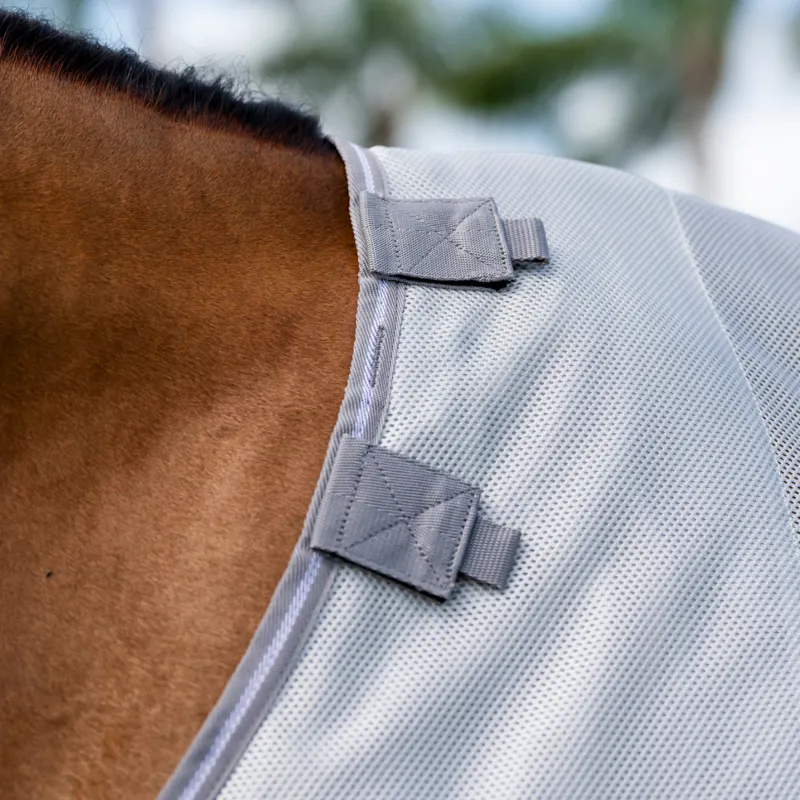 Horseware Amigo Bug Buster Fly Sheet - Silver/Titanium Grey Silver-2