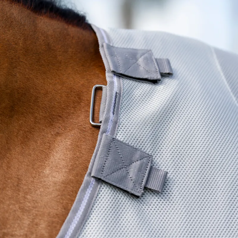 Horseware Amigo Bug Buster Fly Sheet - Silver/Titanium Grey Silver-5