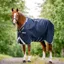 Horseware Rambo 1680D Turnout Rug 100g - Navy/Thunderstorm Grey Silver