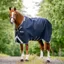 Horseware Rambo 1680D Turnout Rug 450g Vari-Layer - Navy/Thunderstorm Grey Silver
