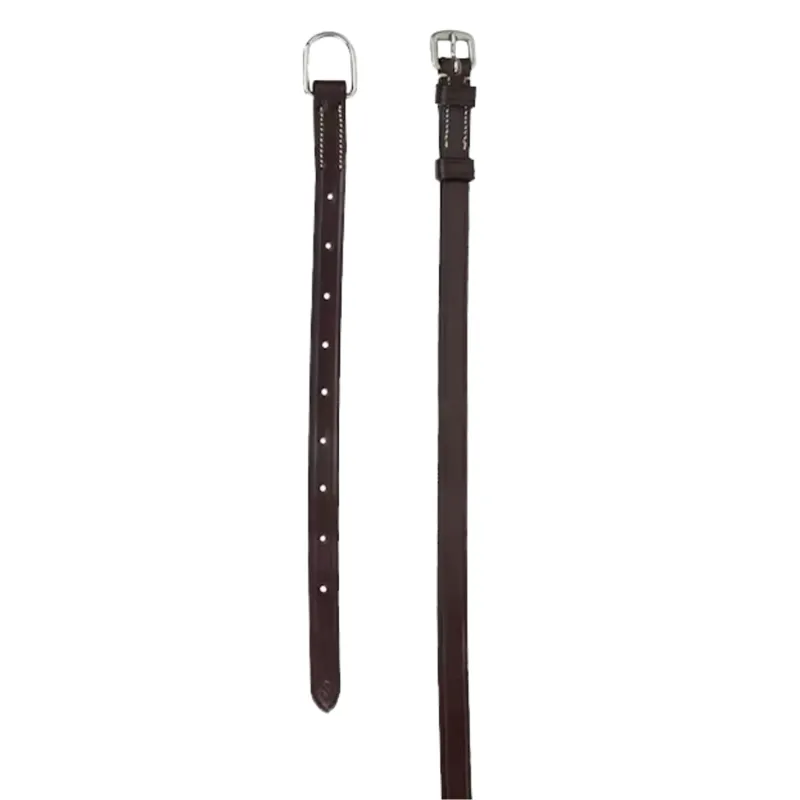 PS Of Sweden Throatlash with White Stitching - Black