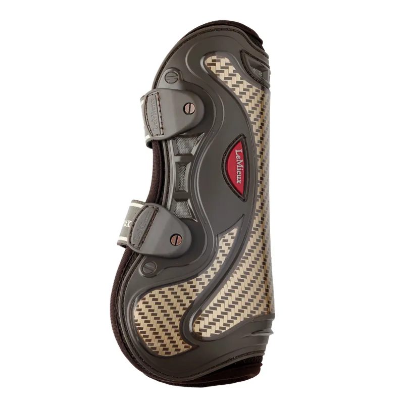 LeMieux EXO Flex Tendon Boot - Brown/Gold-2