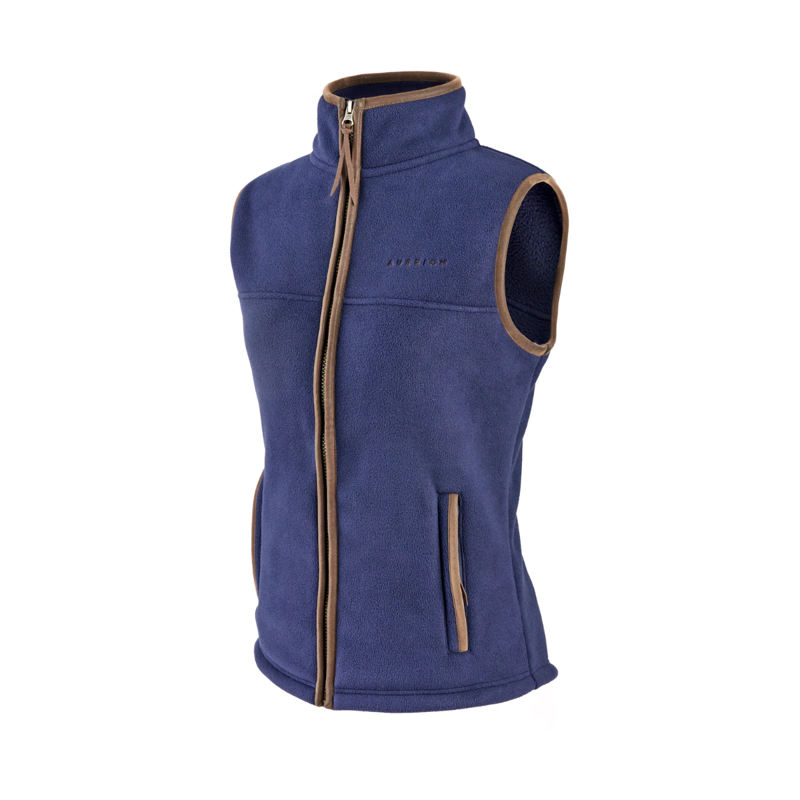 Shires Aubrion  Core Fleece Gilet  - Young Rider - Blue-3