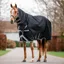 Horseware Amigo 1200D integrated Turnout Rug 0g - Black/Titanium Grey Silver