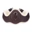 Shires Velociti Lusso Elite Anatomical Girth - Havana