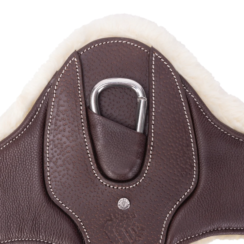 Shires Velociti Lusso Elite Anatomical Girth - Havana-1
