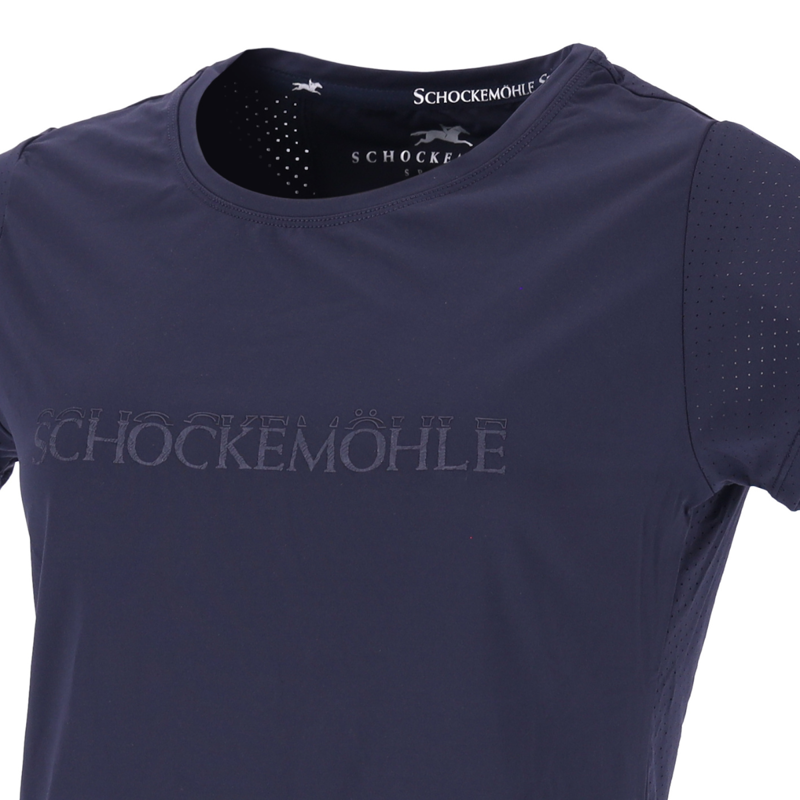 Schockemohle Ladies SPNina Style T-Shirt - Dark Navy-1